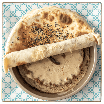 Lahme Bil Sahn - Tahina Sauce