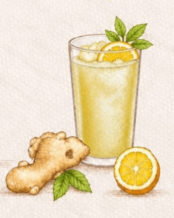Jus de gingembre & yuzu