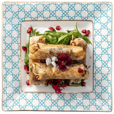 Mussakhan Chicken Rolls