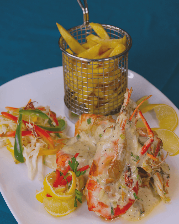 Sauté Au Beurre D'Ail Crevette