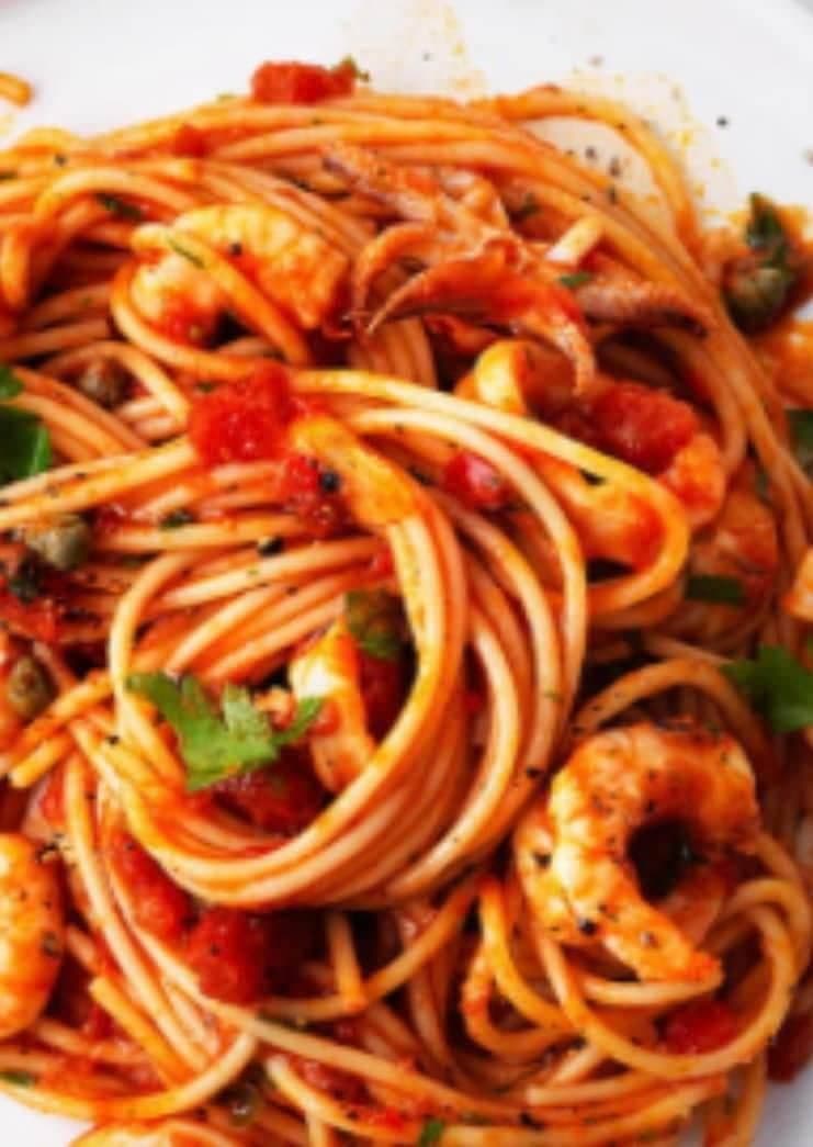 Spicy Seafood Pasta