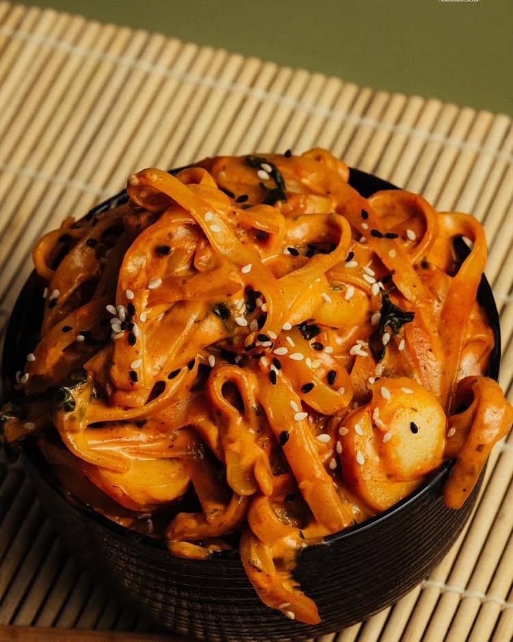 Rosé Pasta Donkatsu