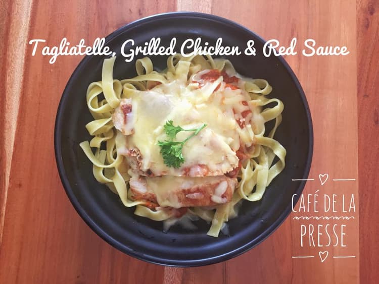 GRILLED CHICKEN TAGLIATELLE