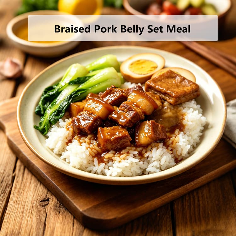 Braised Pork Belly Set Meal