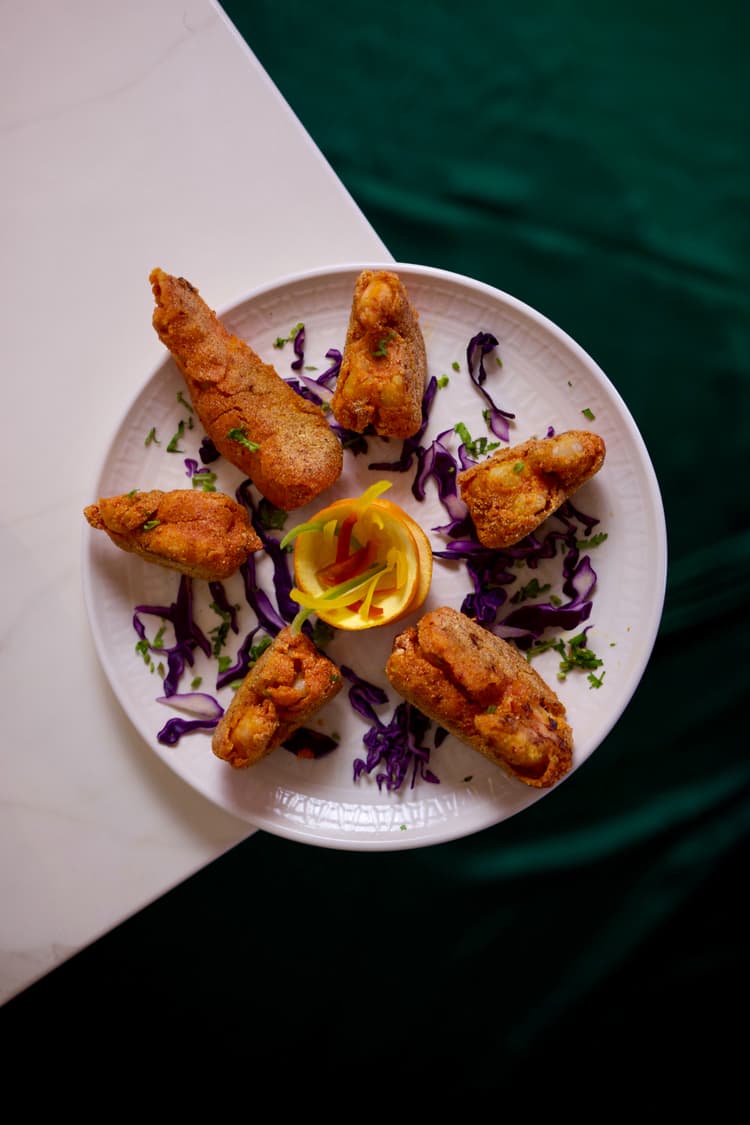 Karwari Rava Fried Prawns