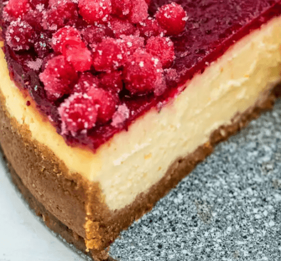 Baked Cheeseslice (1 slice) -Raspberry 