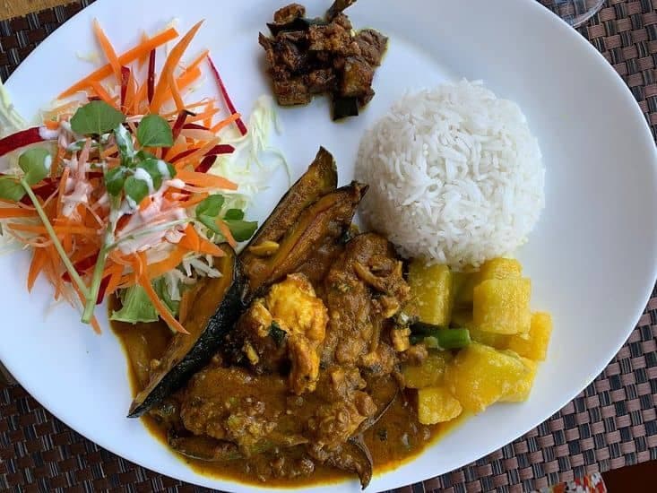 Curry d'agneau et Aubergine/ Lamb Curry with Eggplant