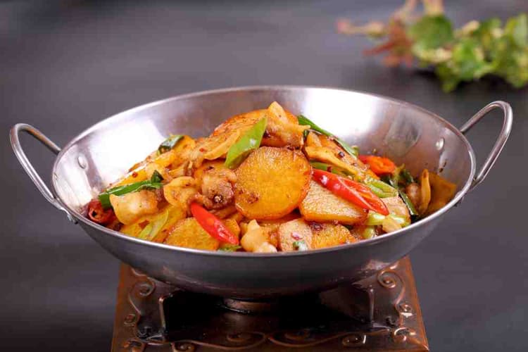 Dry Pot Potato Slices