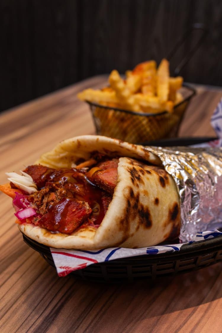 Tandoori Cheese Naan Wrap
