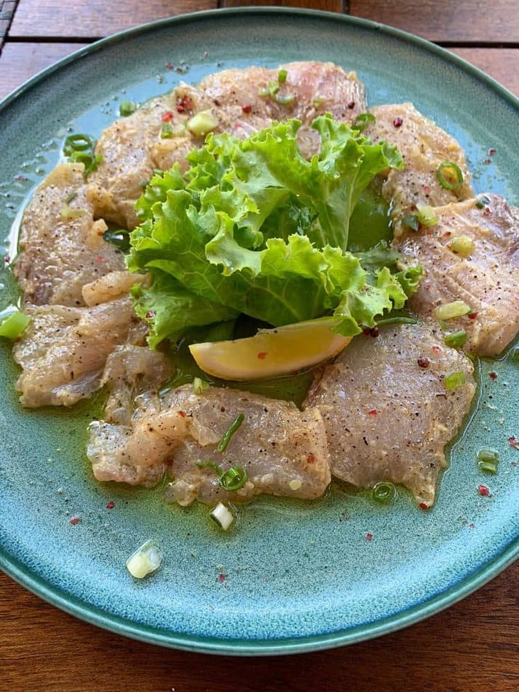 Assiette de Carpaccio de Poisson/ Fish Carpaccio Platter