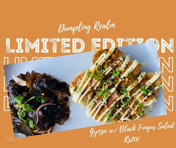 Gyoza & Black Fungus Salad