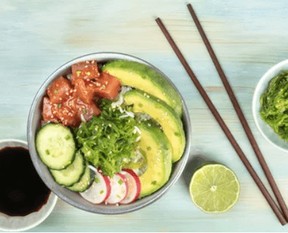 Wakame Poke with Tuna