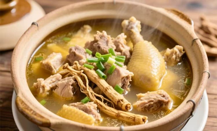 Nourishing  Chicken Herbal Soup