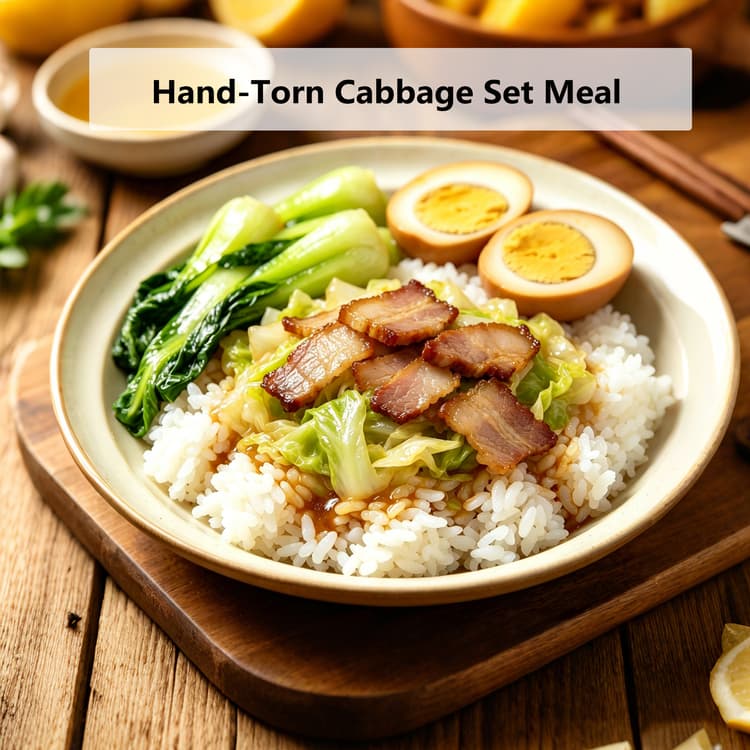 Hand- Torn Cabbage Set Meal