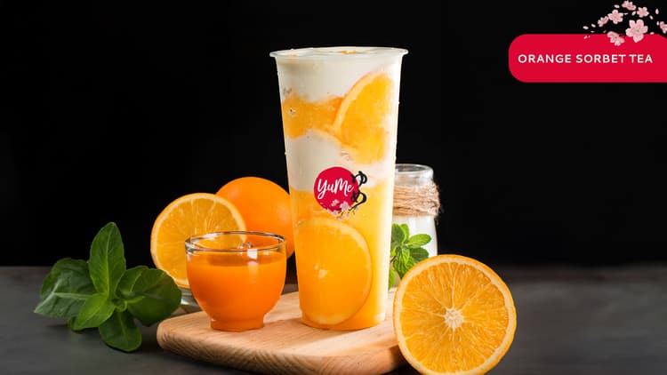 ORANGE SORBET TEA  700ML
