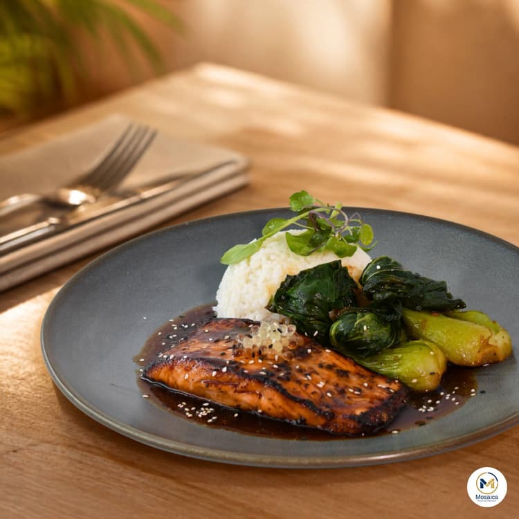 Grilled Salmon Teriyaki (200g)