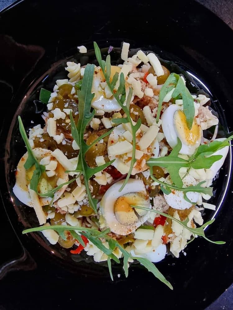 Spicy Tuna Pasta Salad