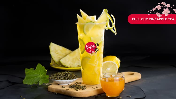 FULL CUP PINEAPPLE TEA