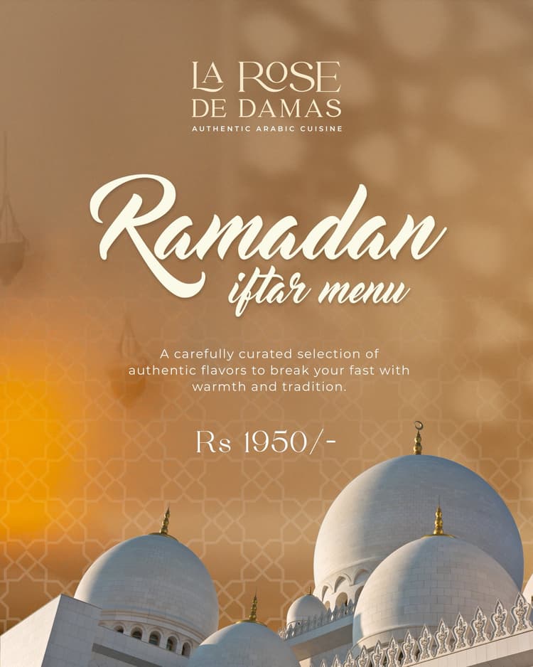 Ramadan iftar menu