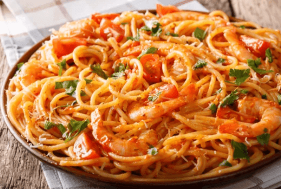 Prawn Spaghetti - Napolitana