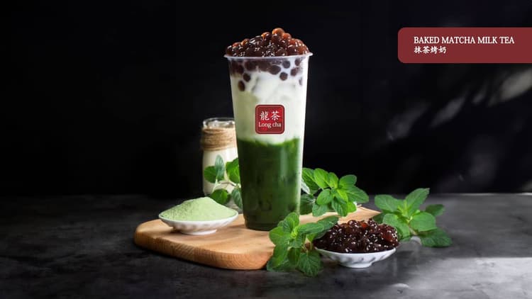 BAKE MATCHA MILK TEA