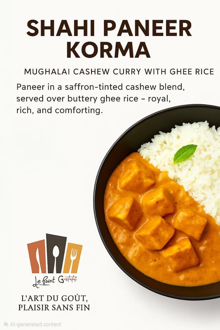 Shahi Paneer Korma