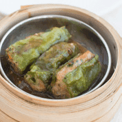 Fish stuffed green chilli