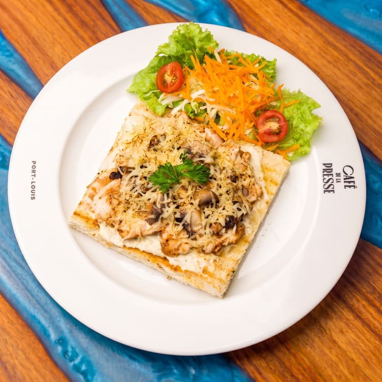 Creamy Chicken Tartine