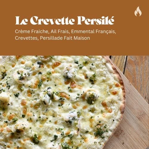 Crevette Persille Flammekueche