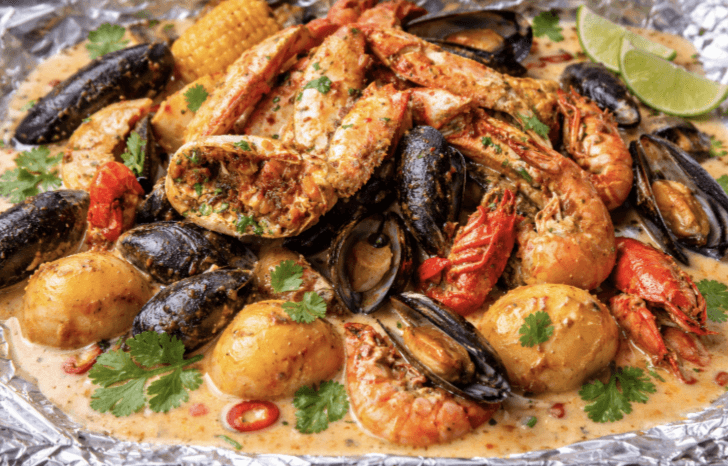 Thai Coconut Seafood Boil - Couple