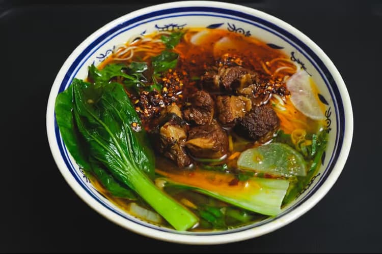 Braised Beef Hand-pulled Noodles with Soup