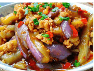 Minced pork with eggplant