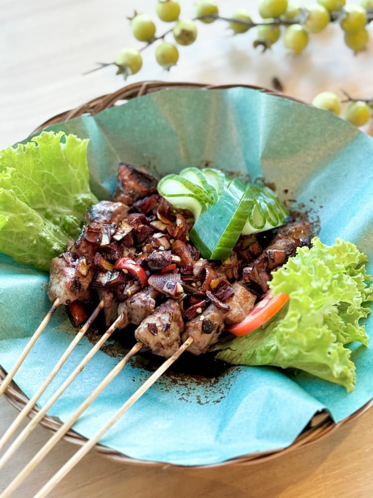 Sate Kambing - Lamb Skewers with Sweet Soya Sauce