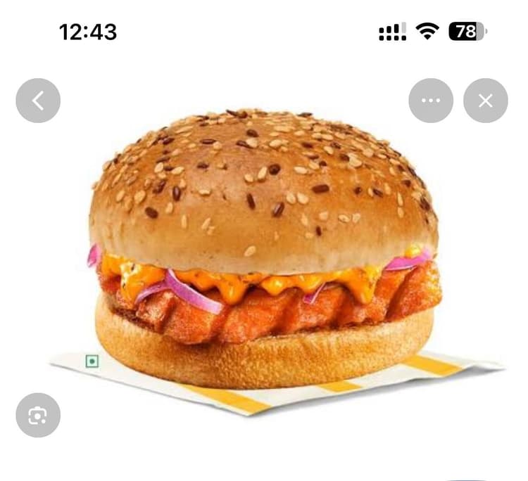 Butter Chicken Burger