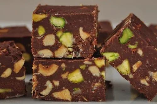 barfi chocolate dryfruit