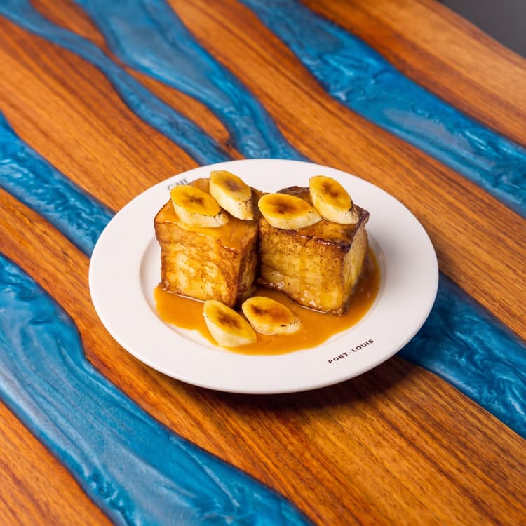 Caramelised Bananas Pain Perdu