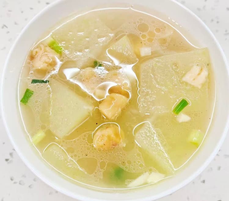 Winter Melon and Dried Scallop Soup