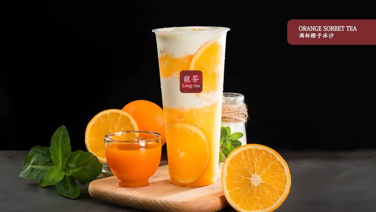 ORANGE SORBET TEA  700ML
