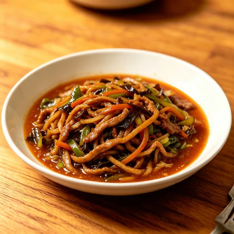 Shredded Pork In Garlic Sauce