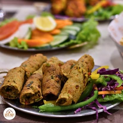 Subz Seekh Kebab