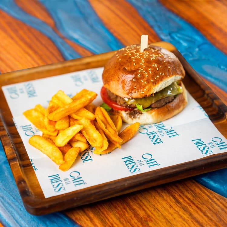 Lamb Harvest burger