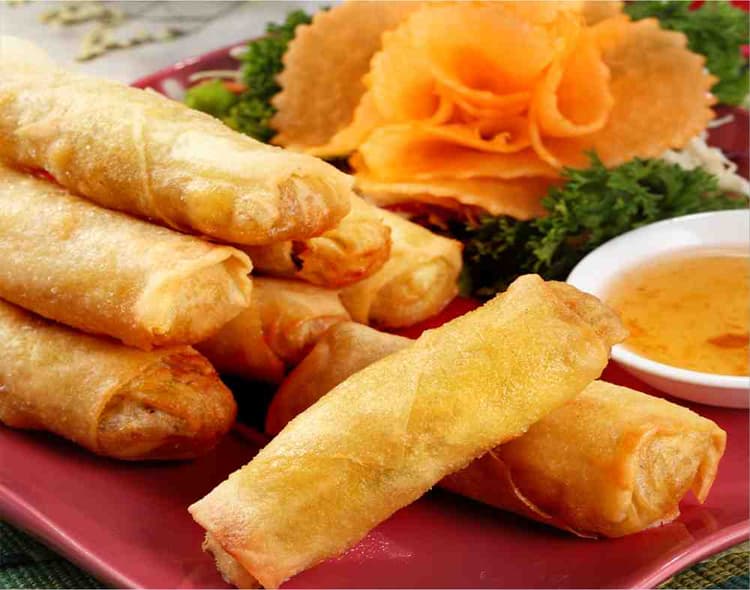 Crispy  Spring Rolls Chicken