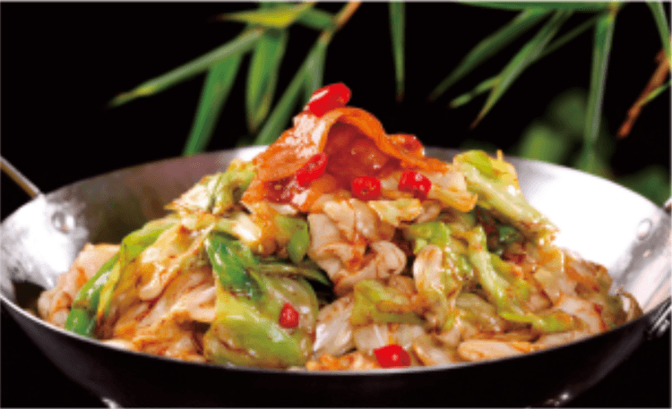 Hot pot veg with porc