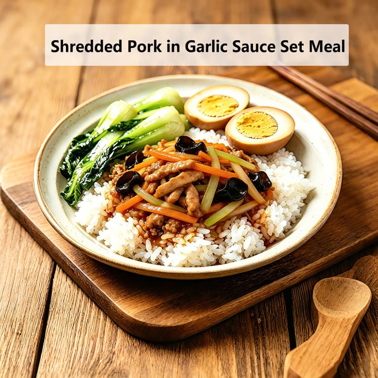 Shredded Pork In Garlic Sauce Set