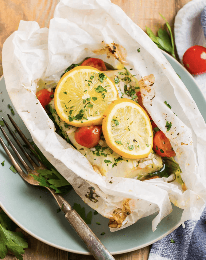 Fish en Papillote