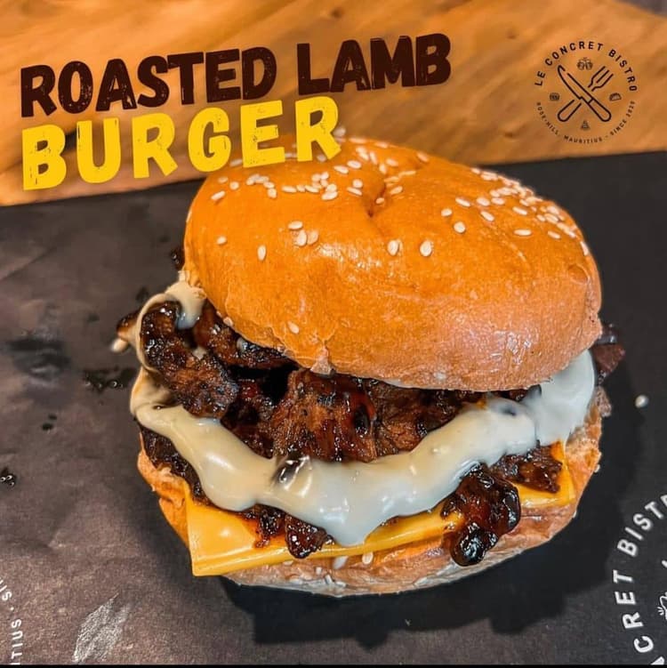 Roasted Lamb Burger