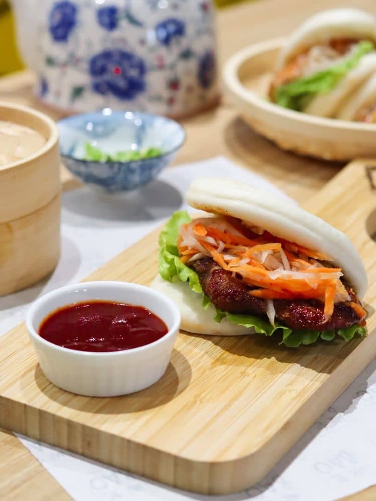 Spicy Korean chicken Bao