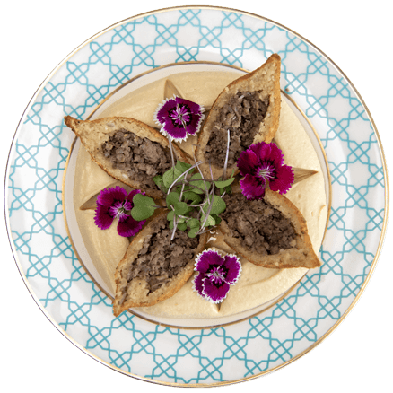 Hummus with Kebbeh