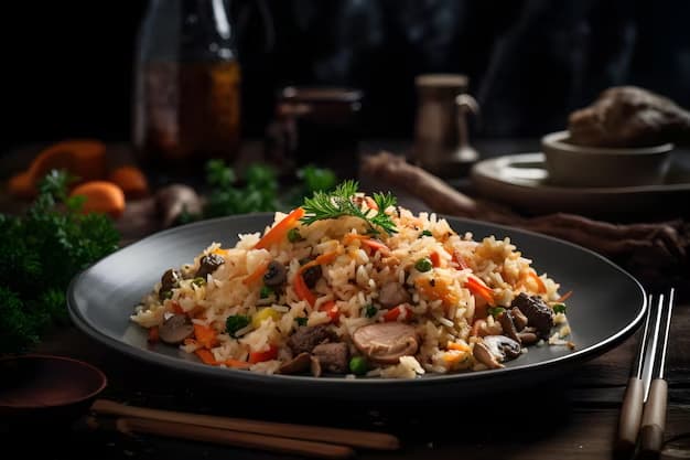 Riz Frite Agneau