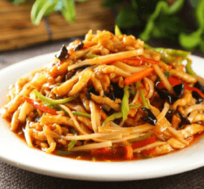 Fish-flavored shredded pork/chicken